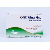 BD Ultra-fine Needle 4mm x32g 100's
