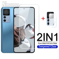 2 in 1 Xiaomi 11 Lite 5G NE Mi 12 11 Lite 9T 10T 11T 12T Pro Poco F5 X5 Pro M5 M5s F5 M4 5G Clear Tempered Glass Screen Protector Lens Protective Film