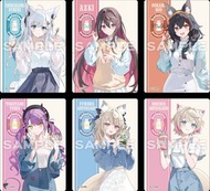 【屯門門市現貨】日版 LAWSON x HOLOLIVE 拍立得風收藏卡片 Fubuki 白上吹雪 AZKI 常闇永遠 FUWAWA MOCOCO FUWAMOCO 大神澪 MIO【價錢詳情請參考商品