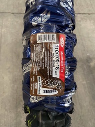 110/100-18 ยี่ห้อ ND RUBBER รุ่นND508 ยางวิบาก ปี24 ยางใหม่
