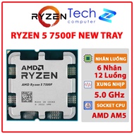 AMD Ryzen 5 7500F 6C12T CPU 3.7GHz Turbo 5.0GHz Cache 38MB AM5 No iGPU – Genuine Tray