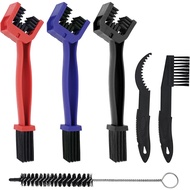 6PCS  Bike Chain Cleaner Kit - 3 Brushes & Cleaning Tools for Mountain Bike, Motorcycle & E-Bike, Ru