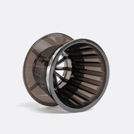 One Two Cups Wave Crystal Eye Dripper 1-2 Cups B75 - Black