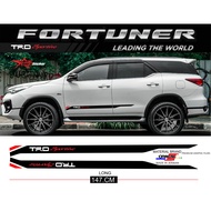 TOYOTA FORTUNER STICKER TOTOTA FORTUNER ACCESSORIES TRD SPORTIVO STICKER TRD YAW