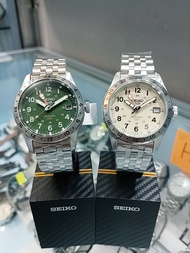 SEIKO 5 Sports HDB001K1 Green 綠面/HDB002K1 Ivory 奶油面 GMT Stainless steel Case Bracelet WR 100m Automa