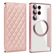 Flip Cover Magsafe Samsung Wallet S25 FE S26 ULTRA PLUS S22 S22Plus S22ultra S23 S23Plus S23ultra S2