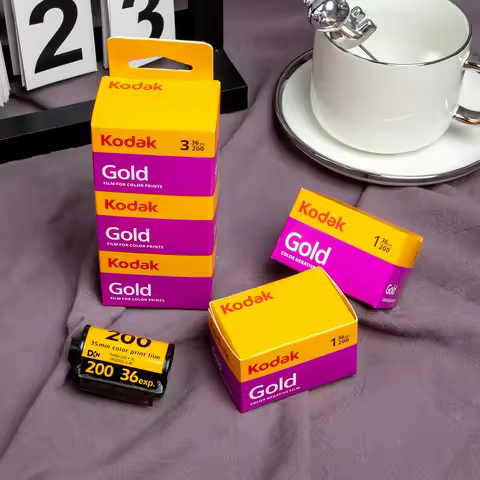 1/2/5/10Roll Kodak Color Print Film GOLD 200 135 Color Film 36 Exposure Per for Fujifilm Kodak H35 H