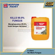 5L Nippon Paint Fungicidal Wash for Interior & Exterior Wall Brick & Wood No More Fungus Kill Fungal