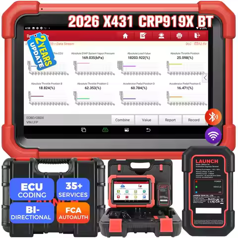 LAUNCH X431 CRP919X BT Wireless OBD2 Scanner Professional Car Diagnostic Tool Bi-Directional Active 
