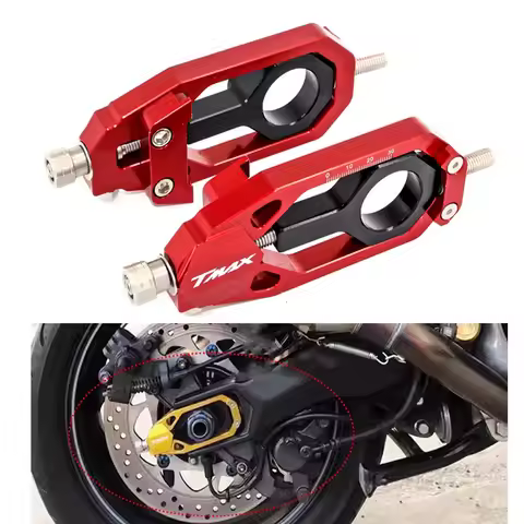 T-MAX Motorcycle Rear Wheel Chain Axle Adjusters For TMAX530 DX SX TMAX 560 TECH MAX 12-24 Block Axl