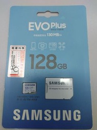 Samsung EVO Plus 128GB microSDXC 記憶卡連轉接器