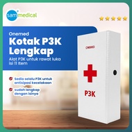 Onemed First Aid Box + Contents (Set) / First Aid Set / Complete First Aid Tool / Traavelling First 