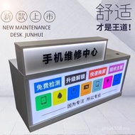 Mobile Phone Service Desk Desk Reception Cash Register Workbench Wooden Repair Wall Counter Mobile P