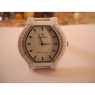 Oval Elysian White Quartz Watch
