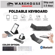 [Warehouse] B033 Mini Folding Keyboard Bluetooth Wireless Touchpad Windows Android IOS Tablet IPAD I