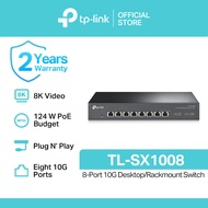 TP-Link TL-SX1008 8-Port 10G Desktop/Rackmount Switch | Switch Hub | Network Switch | Switch Hub for
