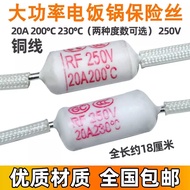 High Power Rice Cooker Thermal Fuse 200 Degree 20A250V230 Degree 20A250V Thick Copper Wire Fuse Wire