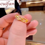 Italian ring (18k) gold ring 0.6 grams 96.5% rice grain gold ring (AU999) engagement ring for boyfri