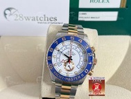 二手 Rolex Yacht-Master II 116681 Full Set, 停產, 齊格, 齊吊牌 - 28watches