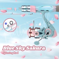 Haut Ton Blue Sky Sakura Spinning Rod | UL Rod (1.68m) /M Rod (2.1m)