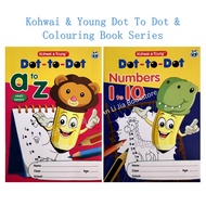 <ALJ> Kohwai & Young Preschool Activity Books Dot To Dot & Colouring Book Series