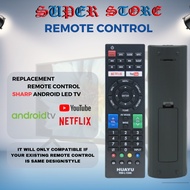 ** REPLACEMENT REMOTE** SHARP ANROID TV SMART TV LED TV REMOTE CONTROL TV SHARP LED TV REMOTE CONTRO