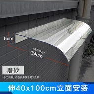 Window Door Wall Canop UV Rain Protection Transparent Invisible Rain Shelter Cover No Bracket Rain S