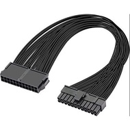 Motherboard 24 Pin CPU 4 Pin Power Extension Cable PC PSU Extension