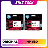 [ORIGINAL INK] HP 680 Black Tri-color Ink Cartridge