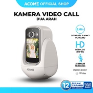 ACOME IOT Camera CCTV APC-V01 | Indoor CCTV with Video Call Screen | Full HD 1296P | 3MP | Auto Moti
