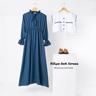 Hilya Gamis Rompi Set korean Style Remaja Kekinian