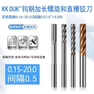Alloy Extended KKDUK Tungsten Steel 100 Reamer 200 Reamer Overall H7 Extra Long Long Long Precision 