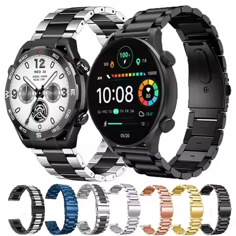 Stainless Steel Strap For Haylou Solar Plus RT3 Band Belt 22mm Metal Watchband For Haylou Watch 2 Pr