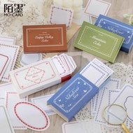 Techo  Note Paper Blowing In Wind Series 30pcs Vintage Memo Pad Frame Deco Journal Planner Bujo DIY随