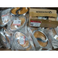 [13.7cm x 8cm] Perodua Myvi Facelift 2008-2011 SE2 Front Original Genuine Emblem Logo Chrome Badge C