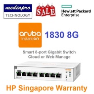 HP 1830 8G Aruba Instant On Smart 8-port Gigabit Cloud - JL810A HPE - 1830-8G Series - Local HP Life Time Warranty