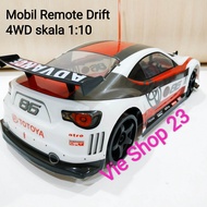 Mobil Remote RC Drift Turbo 4WD skala 1:10 Drift Racing Car T86