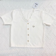 Coquette top brooch ribbon top ribbon