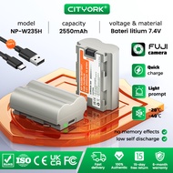 Cityork NP-W235 NP W235 Rechargeable Battery With USB Type-C interface Fast Charge For Fujifilm Fuji