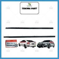 Original Civic FC TEA Door Moulding Honda Civic TEA Lining Rubber Outer Glass Window Getah Pintu