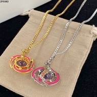 Vivienne Westwood薇薇安粉色滴油星球項鍊