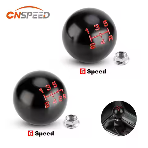 Aluminum 5/6 Speed Matte Ball Shape Shift Gear Knob for Honda Fit Civic City FD2 FN2 EP3 TYPE R DC2 