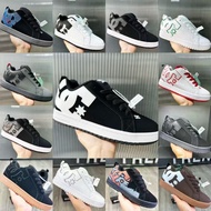 DC Shoes Board Shoes Men's and Women's Large Casual Sports Shoes Wide Edition Cowhide Commuting Tren