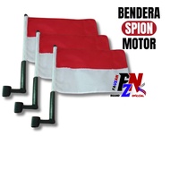 Indonesian motorcycle mirror flag Indonesian hand flag Palestinian mirror flag Palestinian hand flag