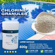 ✢✟CHLORINE GRANULES for Swimming Pool Disinfectant chlorine powder 600g  high purity