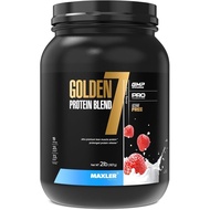 Maxler Golden 7 Protein Blend - Protein Powder for Muscle Gain & Recovery - Strawberry Protein Powde