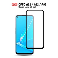 CASE888 Tempered Glass 5D 6D 9D 21D OPPO A72 / A92 Full Coverage Ultra HD - BLACK