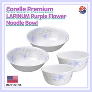 CORELLE PREMIUM LAPINUM Purple Flower Noodle Bowl set /Corelle USA set/Salad Bowl/Ramen Bowl/Flower Dish/ Corelle Kitchen /bowls/Corelle set/Large Bowl