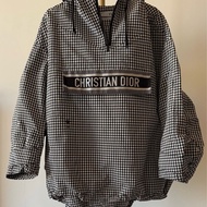 Dior連帽機能外套 XS 超級經典千鳥格紋衝鋒衣
