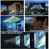 NEW Android HD 1080P Home Theater Projector HDMI USB 4K Wifi Mini Home Cinema